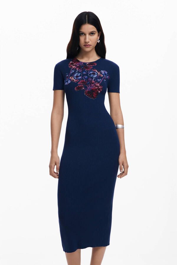 Desigual Lange Jurk BOTANICAL LACROIX - Foto 3