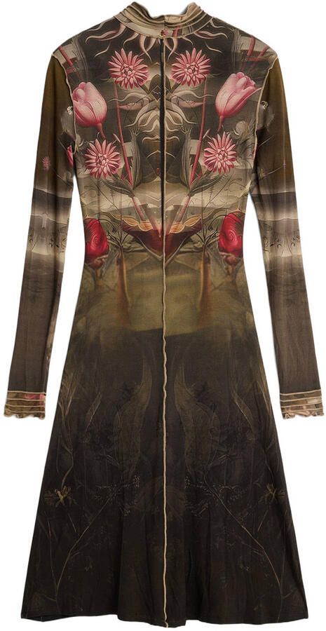 Desigual midi jurk zwart - Foto 3