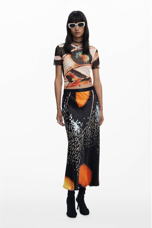Desigual midi rok multi - Foto 2