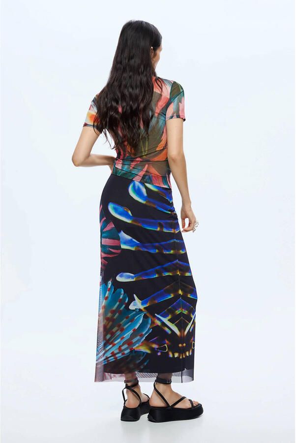 Desigual midi rok multi - Foto 3