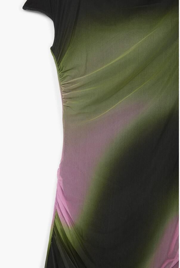 Desigual midi zomerjurk met print groen - Foto 2