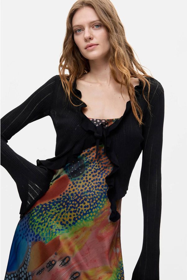 Desigual midi zomerjurk met print meerkleurig
