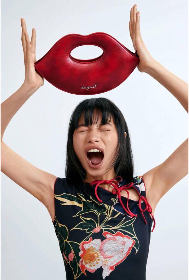 Desigual mini handtas rood - Foto 2