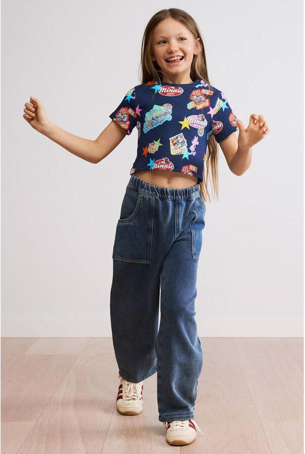 Desigual Minnie Mouse T-shirt met print donkerblauw - Foto 3