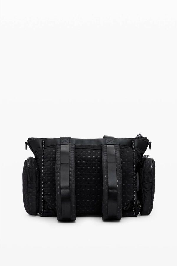 Desigual Tas Bolsito Bolso Tote Zwarte Patchwork Draagtas - Foto 3