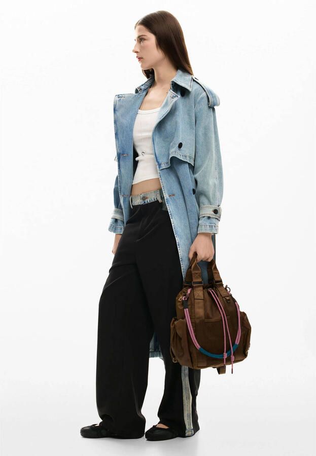 Desigual nylon rugzak bruin