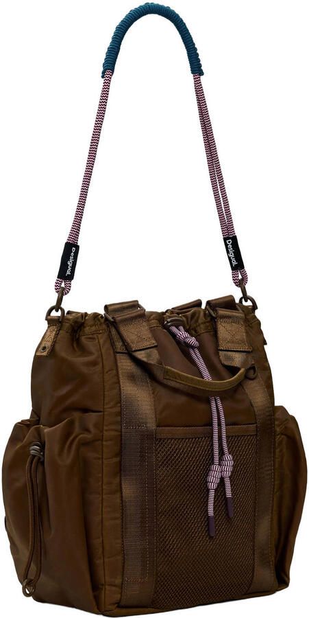 Desigual nylon rugzak bruin - Foto 3
