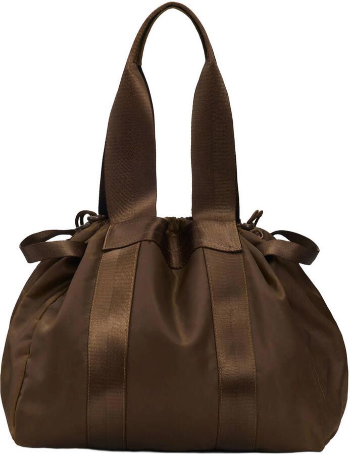 Desigual nylon shopper donkerbruin - Foto 3