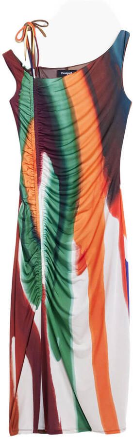 Desigual Lange Jurk VEST_PAINT_LACROIX 26SWVK17 - Foto 3