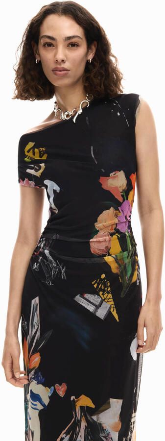 Desigual Lange Jurk VEST_DELAWARE 26SWVK29