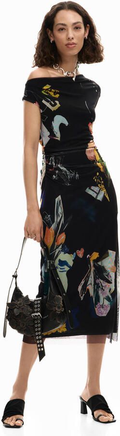 Desigual Lange Jurk VEST_DELAWARE 26SWVK29 - Foto 3