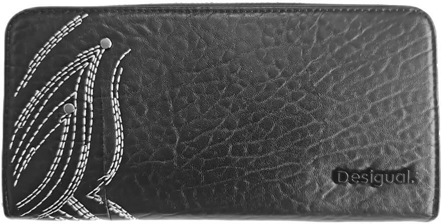 Desigual Zwarte ritsportemonnee met stijlvolle print Black Dames - Foto 2