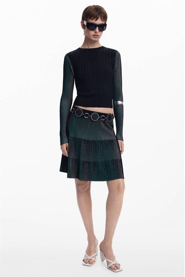 Desigual pullover lichtgroen - Foto 2