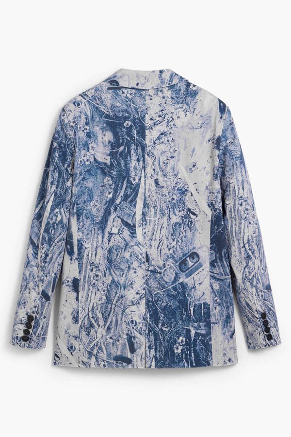 Desigual regular blazer blauw - Foto 2