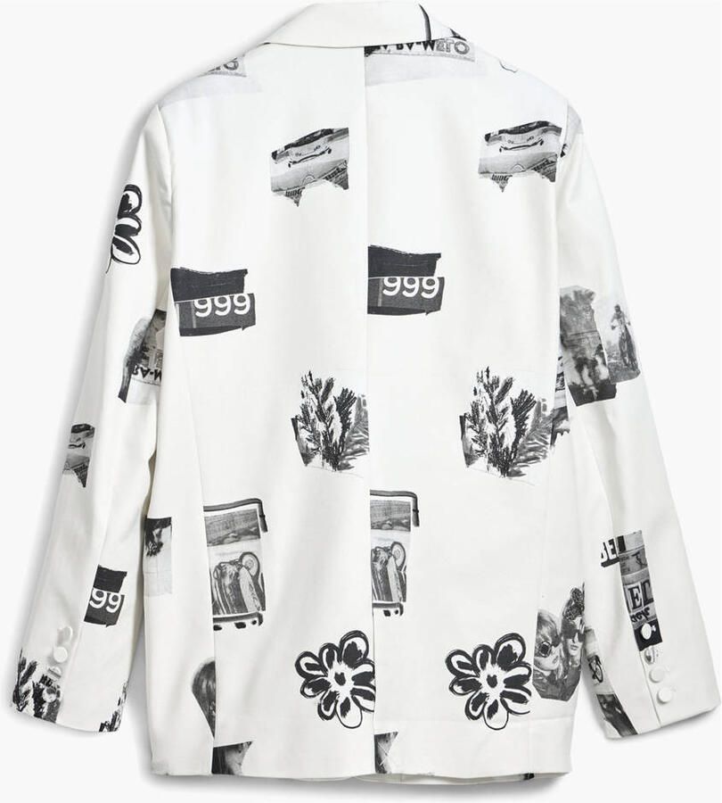 Desigual regular blazer wit - Foto 2
