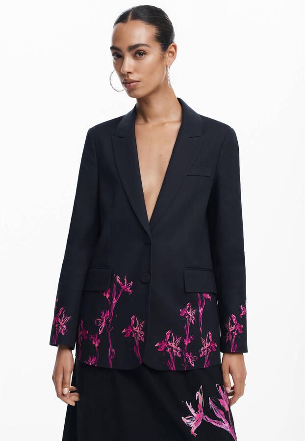 Desigual regular blazer zwart