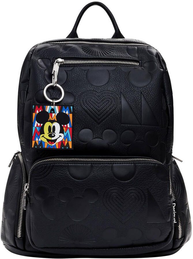 Desigual Stijlvolle Polyurethaan Damesrugzak Collectie Black Dames - Foto 3