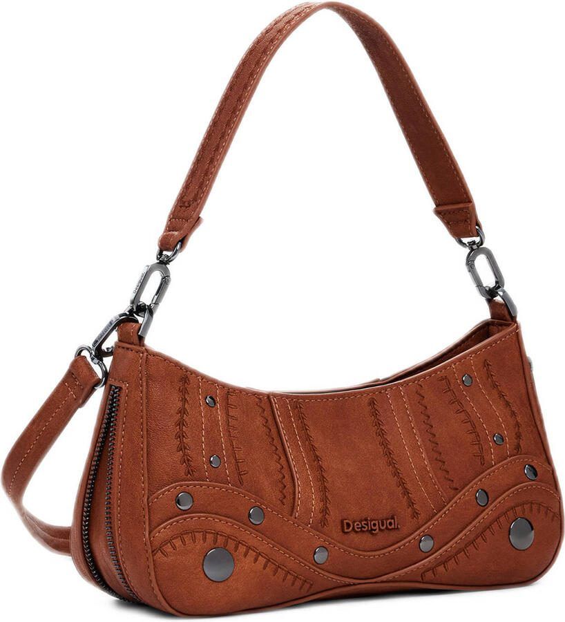 Desigual schoudertas camel - Foto 2