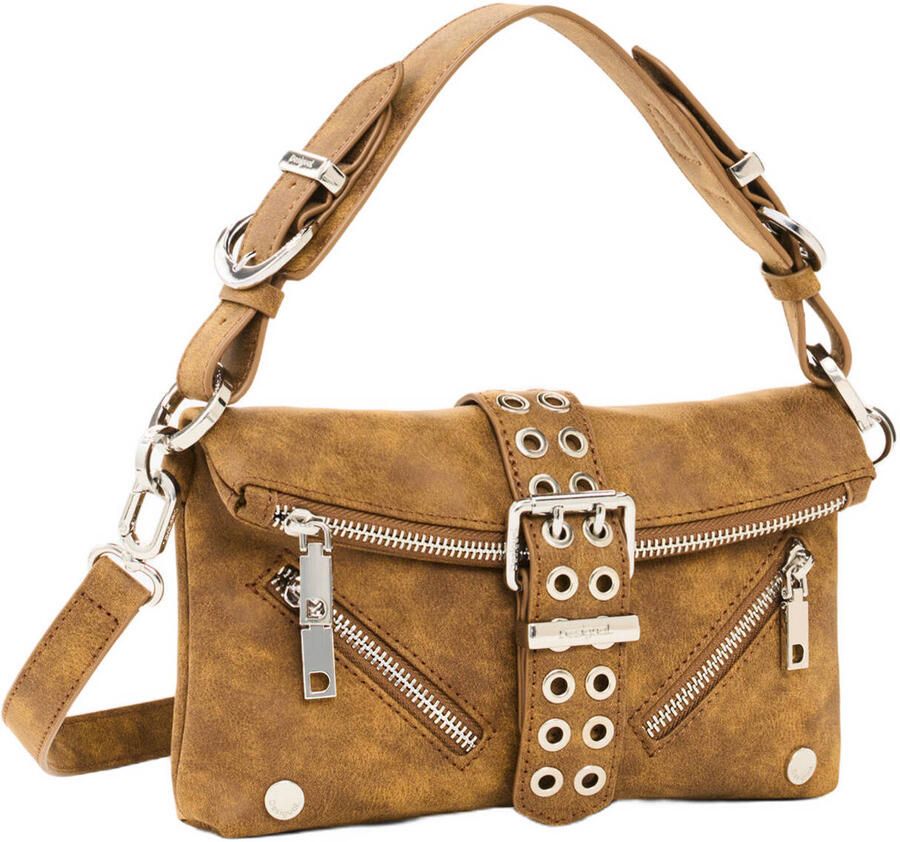 Desigual Tas BAG_VALENTINE CAMEL CLUTC 26WAXP69 - Foto 2