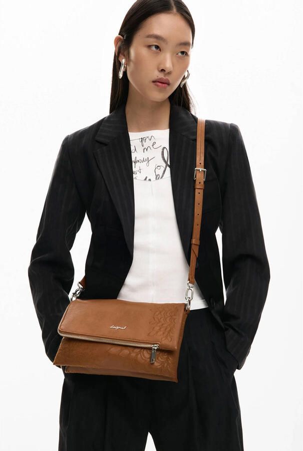 Desigual Schoudertas SIERRA CAMEL MURANO