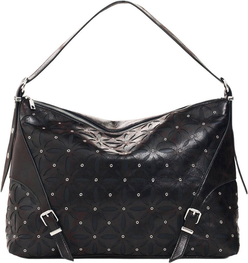 Desigual schoudertas donkerbruin