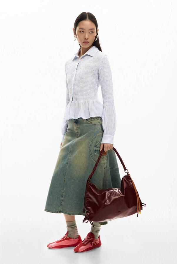 Desigual Tas BAG_RODIO LEIRIA BURGUN 26SAXPBG