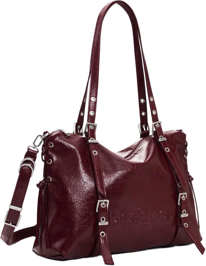 Desigual Tas BAG_HALF LOGO LANUZA GRA 26WAXP55 - Foto 2
