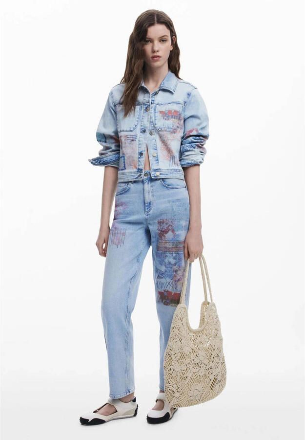 Desigual schoudertas ecru