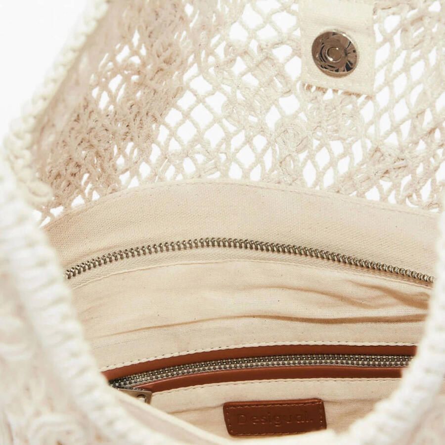 Desigual schoudertas ecru - Foto 2