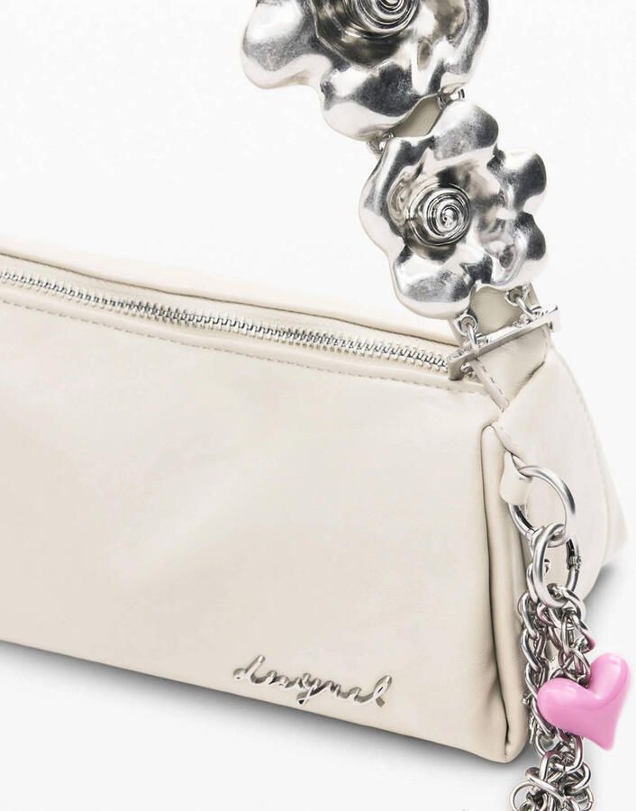 Desigual schoudertas ecru - Foto 2