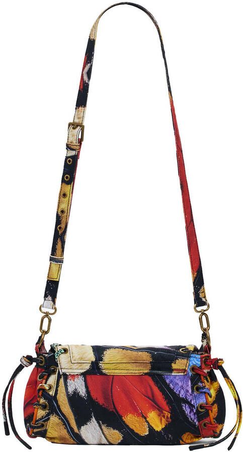Desigual schoudertas met all over print rood - Foto 3