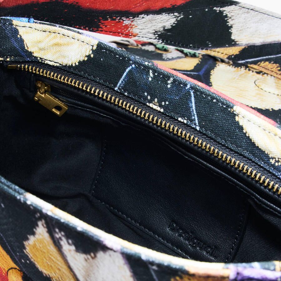 Desigual schoudertas met all over print rood - Foto 2