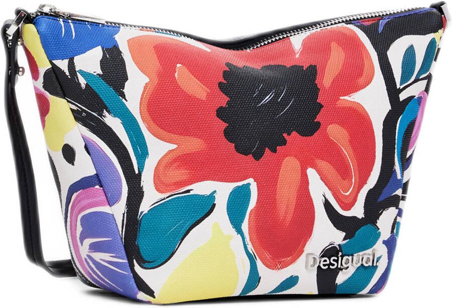 Desigual schoudertas met bloemenprint multi - Foto 3