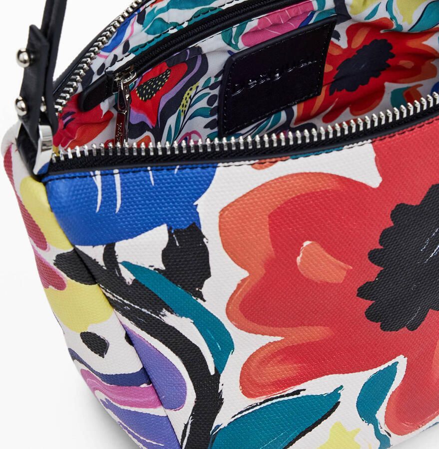 Desigual schoudertas met bloemenprint multi - Foto 2
