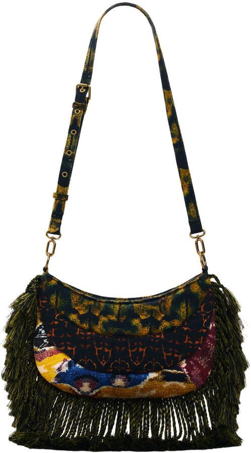 Desigual schoudertas met franjes multi - Foto 3