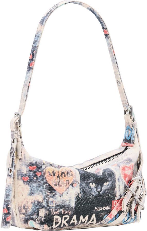 Desigual schoudertas met print multi - Foto 3