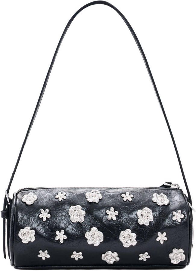 Desigual schoudertas met studs zwart - Foto 3