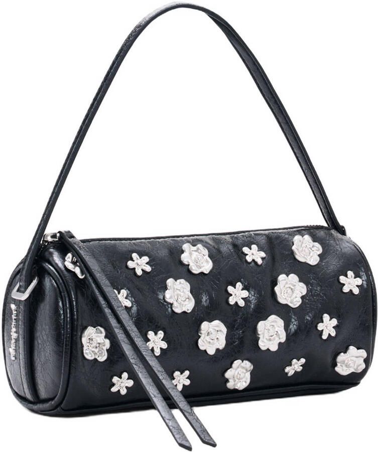 Desigual schoudertas met studs zwart - Foto 2