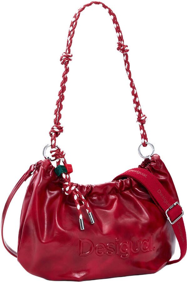 Desigual Handtas BAG HALF LOGO RED - Foto 2