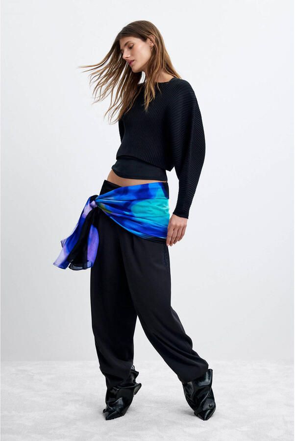 Desigual sjaal blauw