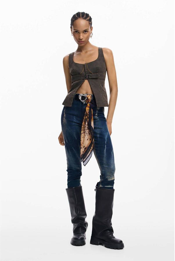 Desigual Sjaal FOU_REPRISE HONEY 26SAWA33