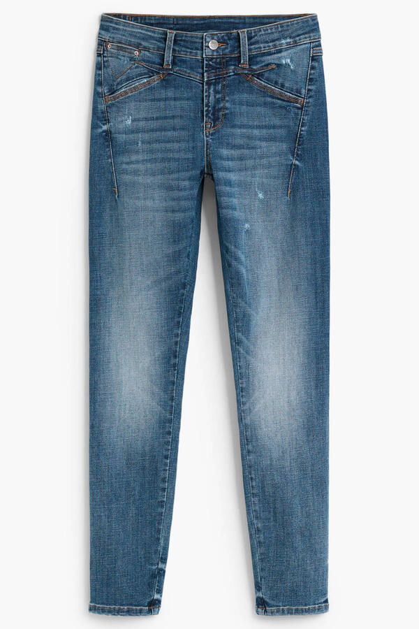 Desigual skinny jeans mediumblauw - Foto 2