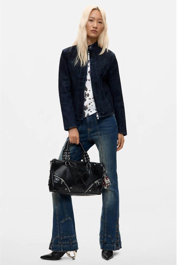 Desigual spijkerjas donkerblauw - Foto 2