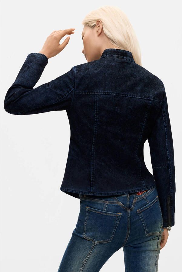 Desigual spijkerjas donkerblauw - Foto 3