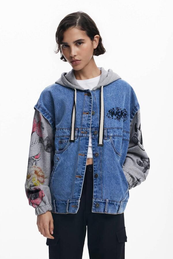 Desigual spijkerjas medium blue denim