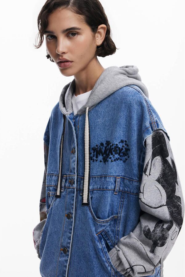 Desigual spijkerjas medium blue denim - Foto 3