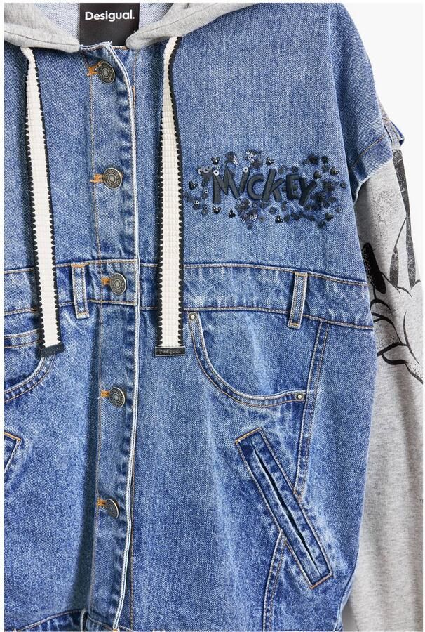 Desigual spijkerjas medium blue denim - Foto 2
