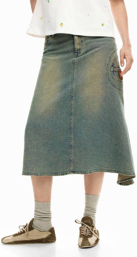 Desigual spijkerrok blauw