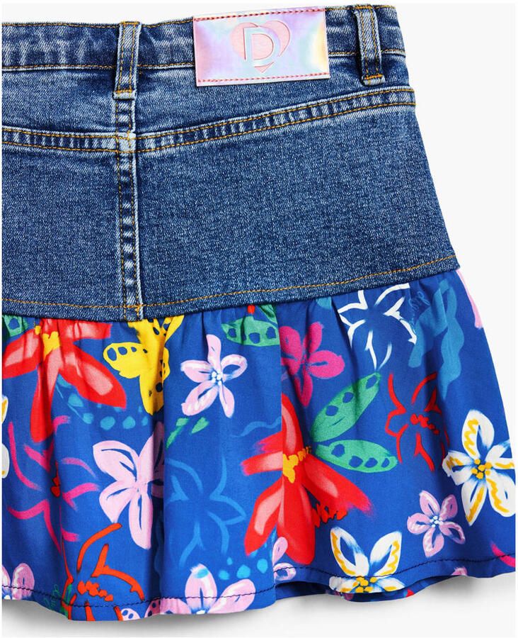 Desigual spijkerrok dark blue denim