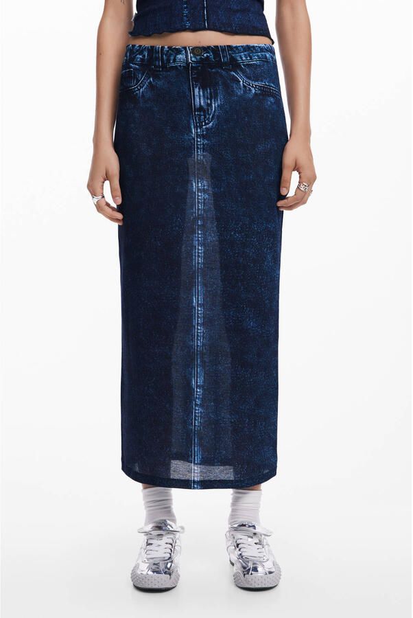 Desigual Rok Jupe femme Shakespeare - Foto 3